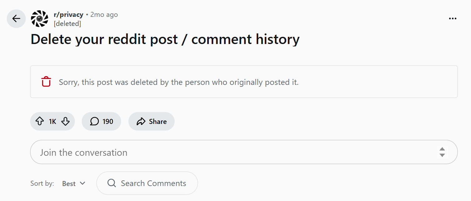 Why Deleted Reddit Posts Still Appear on Google (Complete Explanation) 4 How Reddit handles post deletion