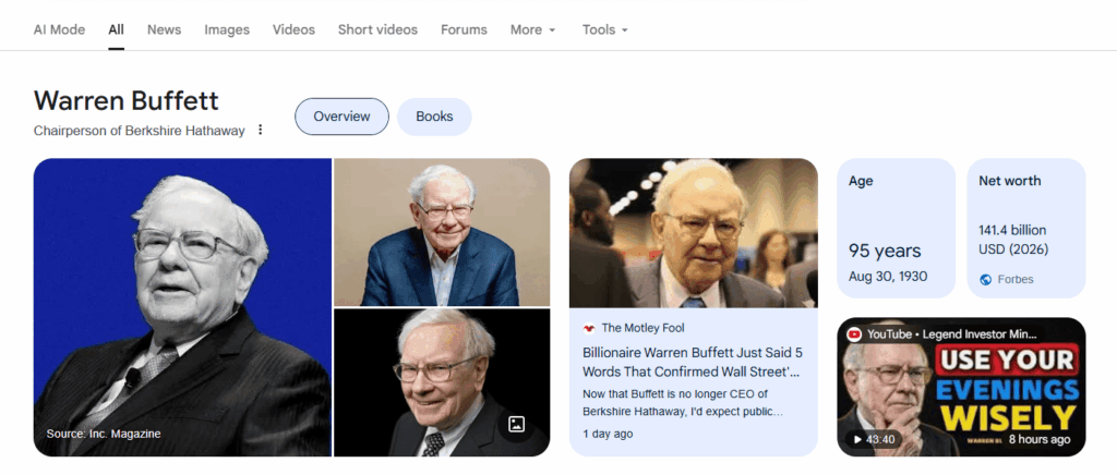 what is a Google knowledge panel