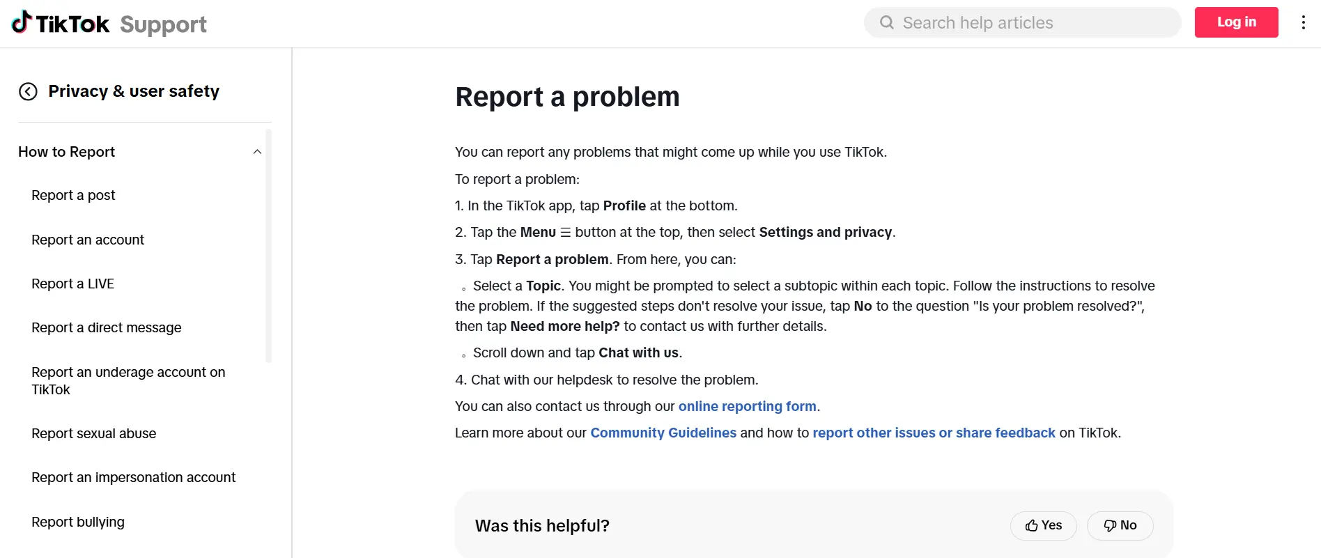 How to report defamation on social media? 10 Report a problem on TikTok